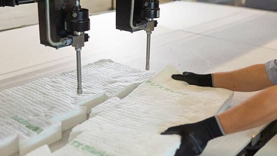 Waterjet cutting machine at AGM manufacturing